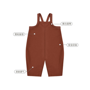 2025 Otoño Invierno Casual Pantalón recto estilo bebé niños y niñas monos de terciopelo fino de una pieza chaleco para gatear para salidas - Product Image 5