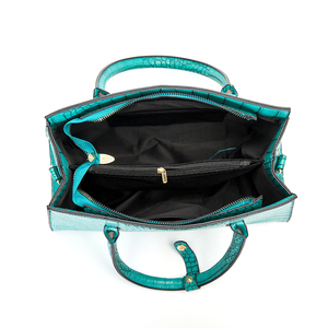 Ensemble de sacs à main tendance pour femmes, sac à main en jacquard, sacs à main en cuir pu à motif crocodile, ensemble de 3 pièces de luxe pour dames - Product Image 4