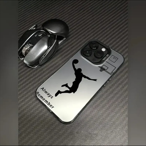 Acrylic Bóng Rổ Bóng trường hợp điện thoại với khắc laser, Slam Dunk thiết kế, tương thích với iPhone mô hình - Product Image 5