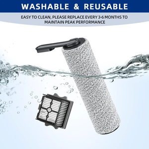 Accesorio de Filtro HEPA y Cepillo de Rodillo para Aspiradora Inalámbrica <span class=keywords><strong>TINECO</strong></span> <span class=keywords><strong>Floor</strong></span> <span class=keywords><strong>One</strong></span> <span class=keywords><strong>S3</strong></span> S5 S7 IFloor 3, Repuesto para Aspiradora de Mano para Pisos Secos y Húmedos - Product Image 6