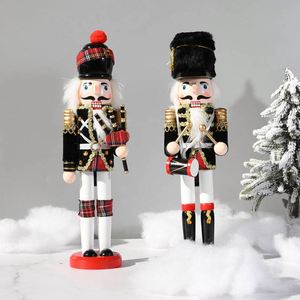 Venta Directa de Fábrica, Cascanueces Navideño Clásico de 30 cm, Madera Maciza, Decoración para el Hogar y Tiendas de Artesanía - Product Image 3