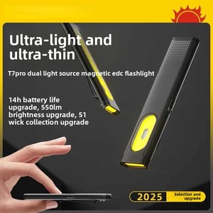 Mini Linterna LED Recargable USB Tipo-C COB, Impermeable, con Clip Magnético, Luz <span class=keywords><strong>de</strong></span> Emergencia para Camping y Actividades al Aire Libre - Product Image 4