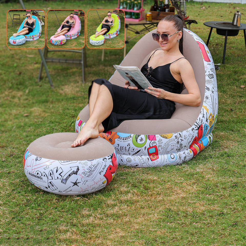 Wholesale Modern Design Foldable Inflatable Sofa Couch for Indoor and ...