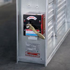 Attuatore Quadrato Industriale Deyue per Serranda Tagliafuoco e Antifumo, in Acciaio Inox e Acciaio Zincato Anticorrosione per Ospedali, Scuole, Palestre - Product Image 2