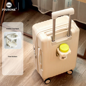 Maleta de Mano Juvenil para Estudiantes, con Bolsillo Frontal y Portavasos, Material ABS y PC Universal, Venta al Por Mayor - Product Image 3