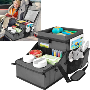 Organisateur <span class=keywords><strong>de</strong></span> siège <span class=keywords><strong>arrière</strong></span> <span class=keywords><strong>de</strong></span> voiture avec porte-gobelets pour enfants et adultes, boîte <span class=keywords><strong>de</strong></span> rangement pour siège avant ou central - Product Image 1