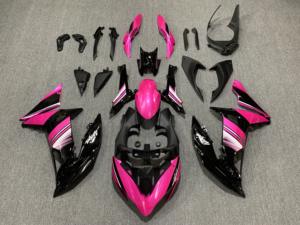 CFP nuevo <span class=keywords><strong>carenado</strong></span> delantero de motocicleta ABS negro con acabado cromado para Kawasaki Ninja650 2017 garantía de 3 meses - Product Image 5