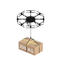 Drone de lutte contre les incendies Shangfei professionnel à longue portée et à forte capacité de levage KQ10FF avec GPS pour pulvérisateur agricole pour la lutte contre les incendies