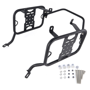 Waximoto Supporto Laterale in Acciaio per <span class=keywords><strong>Borse</strong></span> e Portapacchi, Compatibile con <span class=keywords><strong>Royal</strong></span> <span class=keywords><strong>Enfield</strong></span> GUERRILLA 450 - Product Image 1