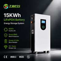 5KWh 10kWh 15kWh Ayrık IP65 Güneş Enerjisi Depolama Sistemi 51.2V Ev Tipi İnvertör Lityum İyon Bataryalar 48V 100Ah 200Ah 300Ah LiFePO4
