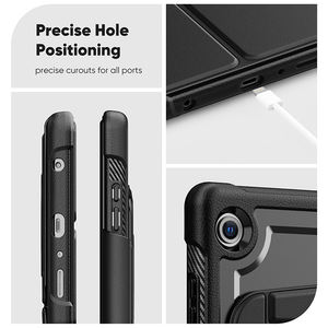 Étui pour tablette en cuir PU pour Samsung Galaxy Tab A11 8,7 pouces X130 X135 2025, pare-chocs TPU, béquille rotative intégrée - Product Image 2