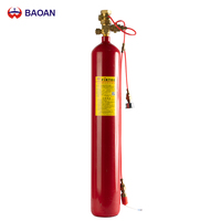 Vanne d'extincteur FM-200, type indirect/direct, 3KG 6KG 12KG, en acier inoxydable et fonte, pour la protection incendie industrielle