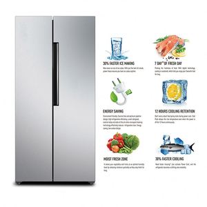 Premium Side-by-Side Refrigerator Frost Free <b>Fridge</b> Large Capacity Smart Temperature Control Efficient Cooling Refrigerators Fri - Product Image 6