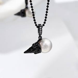 Accesorios de Perlas 31178DIY, Hebilla de Plata S925 para Colgante, Cuentas de 11-13 mm, Soporte Vacío, Hermoso Collar de Jade, Dijes para Colgantes DIY - Product Image 1