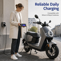 Modul Tegangan 10-92.4V 2-8A Pengisi Daya Baterai Universal untuk Sepeda Listrik, Becak Listrik, dan Golf Cart, Mendukung OEM ODM
