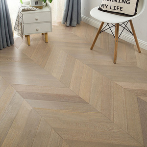 <span class=keywords><strong>Parquet</strong></span> <span class=keywords><strong>contrecollé</strong></span> en bois dur <span class=keywords><strong>Wengé</strong></span> Chevron CE FSC 15 mm, grain exotique foncé, pose collée, fabrication OEM sur mesure - Product Image 1
