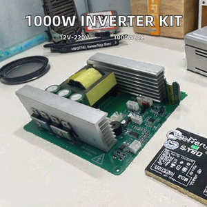 ชุดอินเวอร์เตอร์เดี่ยว 2000W พีค 1000W ครบชุด PCBA+จอแสดงผล+สวิตช์+พัดลม 12V DC 110V/220V AC คลื่นไซน์ปรับแต่ง สำหรับเก็บพลังงานแสงอาทิตย์ - Product Image 2