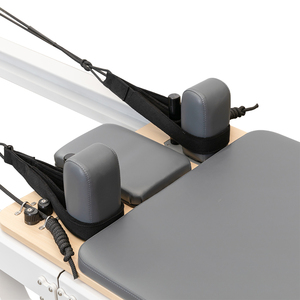 <span class=keywords><strong>Reformer</strong></span> Pilates ONEMAX Hitam Putih Maple, Logo Dapat Disesuaikan, Dilengkapi Kaki <span class=keywords><strong>Aluminium</strong></span> - Product Image 6