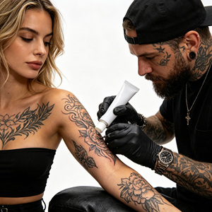 Crema para Tatuajes de Uso Profesional 10g, Larga Duración, Estable, para Salones de Tatuajes y Centros de Belleza, Suministro Continuo - Product Image 5