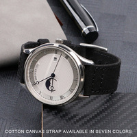 Bracelet de montre en toile Jettda personnalisé avec œillets, boucle en acier inoxydable, respirant, à dégagement rapide, multicolore, en tissu, pour le sport