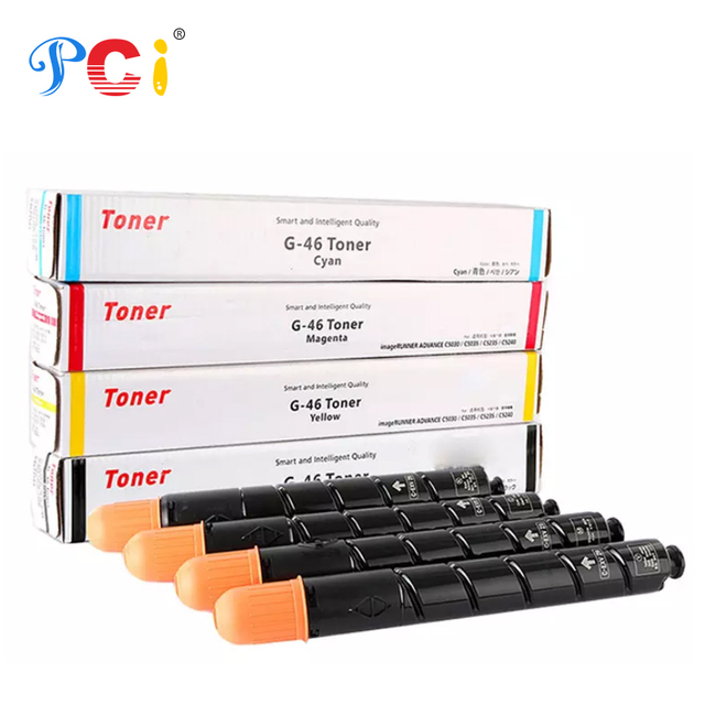 PCI Compatible NPG-46/GPR-31/C-EXV29 Color Copier Toner Cartridge Full Set A+ Grade ISO Certified 38000P BK/23000P Color Yield