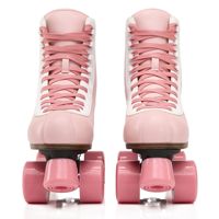 Patins à roulettes double rangée pour jeunes, nouveau style transfrontalier, tendance et confortables, avec coque en PVC et roues en polyuréthane noires lumineuses