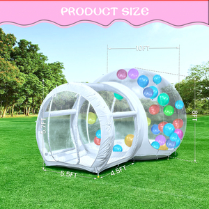 Şişme kabarcık ev açık şeffaf şişme kristal kubbe kabarcık çadır şişme kabarcık ev çadır - Product Image 4