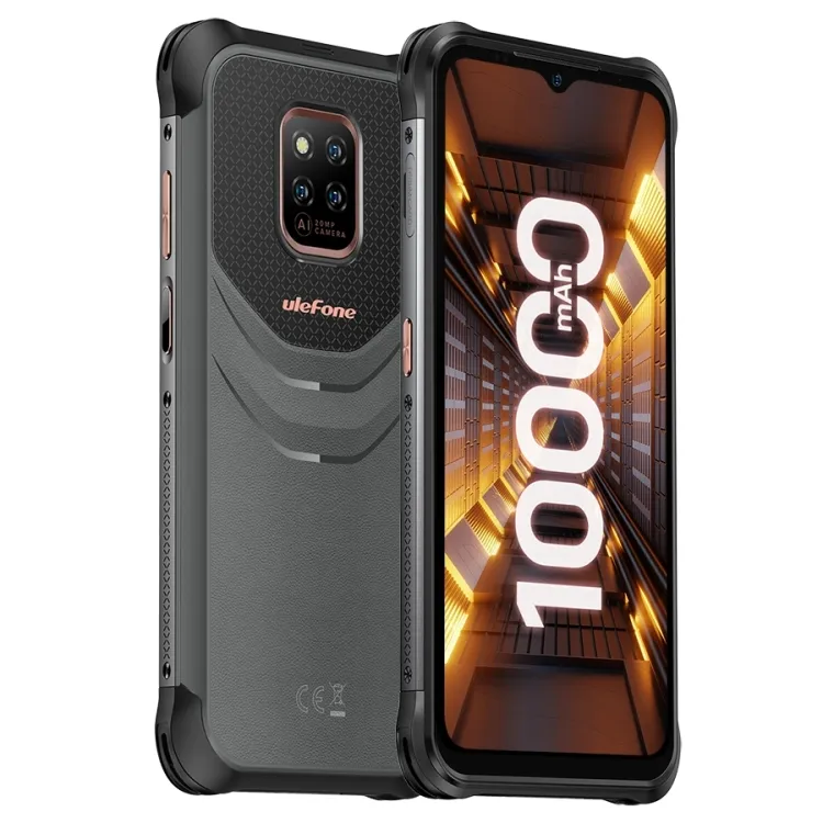 Ulefone armor 14 pro ponsel Android 12 4G, ponsel pintar identifikasi sidik jari samping 8GB + 128GB 6.52 inci