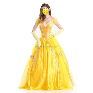 <span class=keywords><strong>Disfraz</strong></span> de Princesa <span class=keywords><strong>Bella</strong></span> de La <span class=keywords><strong>Bella</strong></span> <span class=keywords><strong>y</strong></span> la <span class=keywords><strong>Bestia</strong></span> para Adultos, <span class=keywords><strong>Disfraz</strong></span> de Halloween, Cosplay, Venta al por Mayor, MFJ-0016 - Product Image 3