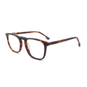 Grosir kacamata optik persegi Retro pemblokir cahaya biru kacamata baca untuk wanita pria kacamata potongan Biru kantor - Product Image 3