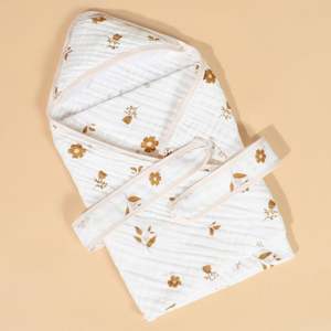 Nouvelles serviettes de bain à capuche pour bébé, capes pour enfants, couverture en coton doux et absorbant - Product Image 3