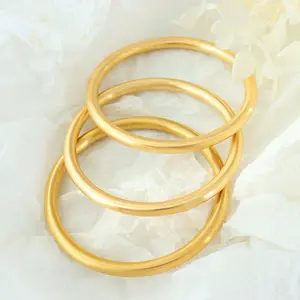 Ethnic style bracelet female titanium steel gold-plated non-fading wedding jewelry gift 18K gold bracelet