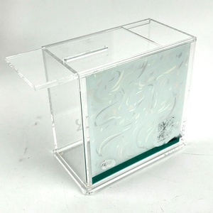 Custom Lucite Acrylic Hockey Puck Display Modern for with Stunning UV Pattern - Product Image 2