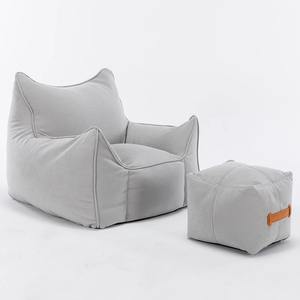 โซฟาผ้าคลุมเก้าอี้ถุงถั่ว - โซฟาขนาดใหญ่เตียงกระสอบเก้าอี้ถุงถั่ว - Product Image 3