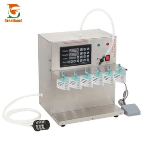 100Ml 200Ml Household Desktop Shampoo Tea Coffee Paste Beverage Nozzle Bag Plastic Sachet Semi Auto Quantitative Filling Machine - Product Image 1