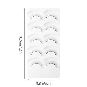 Kit <span class=keywords><strong>de</strong></span> extensiones <span class=keywords><strong>de</strong></span> <span class=keywords><strong>pestañas</strong></span> <span class=keywords><strong>de</strong></span> tira completa esponjosa 5 pares <span class=keywords><strong>de</strong></span> bandejas <span class=keywords><strong>de</strong></span> <span class=keywords><strong>pestañas</strong></span> postizas reutilizables para cursos <span class=keywords><strong>de</strong></span> entrenamiento <span class=keywords><strong>de</strong></span> <span class=keywords><strong>pestañas</strong></span> - Product Image 4