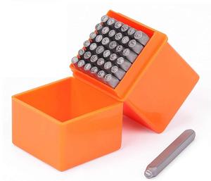 37-Numero di pezzi e Capitale Lettera Imposta di Bollo 3 millimetri di Metallo alfabeto pugni di utensili a mano - Product Image 2