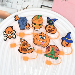 จุกปิดหลอดซิลิโคนกันฝุ่นคุณภาพสูง ขนาดใหญ่ สำหรับตกแต่งฮาโลวีน น่ารัก เส้นผ่านศูนย์กลาง 10 มม. ปลอกหุ้มแบบใหม่สำหรับผู้ใหญ่ - Product Image 3