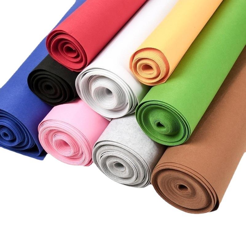 Nonwoven Fabric Felt 1-5 Mm Rolls 100% Recycled PET Polyester Needle Punched Felt