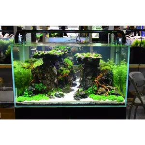 Fabrik Ultra Weiß Glas Fisch Tank, Weiß Druck Aquarium Funktion @
