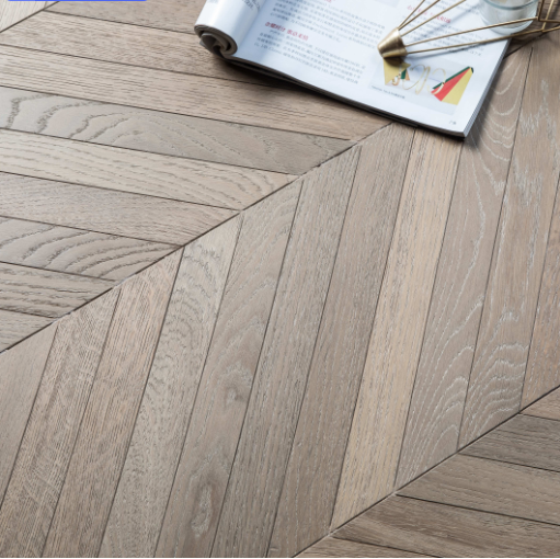 Parquet Chevron en Chêne d'Ingénierie