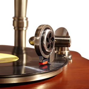 Tourne-disque phonographe professionnel en bois à prix avantageux, très vendu, pour disques vinyles - Product Image 5