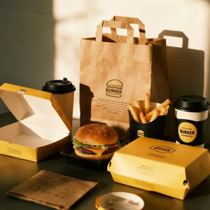 Vente <span class=keywords><strong>en</strong></span> gros d'emballage de fast-food personnalisé Boîte de papier pour déjeuner à emporter <span class=keywords><strong>Kfc</strong></span> French Fried Chicken Nuggets Wings Ships Take Away - Product Image 1