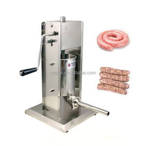 Machine à saucisses manuelle commerciale/de vente au détail <span class=keywords><strong>3L</strong></span> 5L 7L 10L 15L en acier inoxydable pour la fabrication de saucisses de porc, de viande et de poisson - Product Image 3