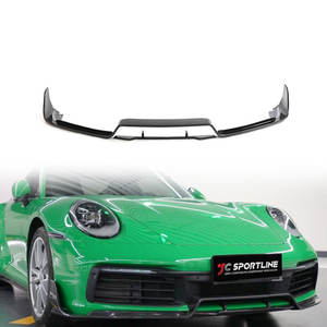 Séparateur de lèvre de pare-chocs avant en fibre de carbone sèche <span class=keywords><strong>992</strong></span> pour Porsche 911 Carrera S/T/<span class=keywords><strong>4</strong></span>/4S/Targa <span class=keywords><strong>4</strong></span>/ Targa 4S/<span class=keywords><strong>GTS</strong></span> 2019-2023 - Product Image 1