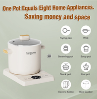 Robot culinaire pour bébé de qualité supérieure, cuiseur multifonction électrique, mini-casserole multifonction avec 8 fonctions, protection contre la surchauffe et la sursecousse