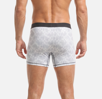 Caleçons Boxers Homme Personnalisés Mi-Haute Taille en Polyester Tricoté Respirant et Spandex, Séchage Rapide, Performance Athlétique