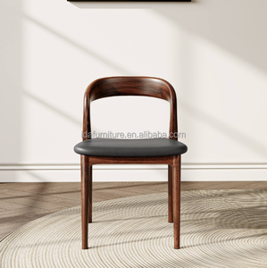 Ghế ăn gỗ rắn hiện đại với Ghế ăn có thể xếp chồng lên nhau công nghệ vải không thấm nước và chống vết bẩn cho phòng ăn khách sạn - Product Image 2