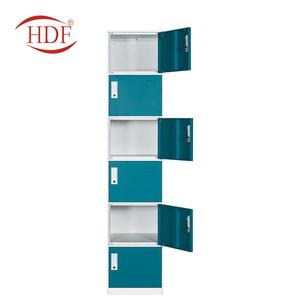 Armario Metálico de Acero de Diseño Personalizado con 6 Puertas para Gimnasio, Armario Comercial de Acero para Almacenamiento de Ropa - Product Image 3