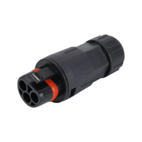 Conector Macho Impermeable IP67 M25-VL-3P con Aislamiento de PVC para Inversores Solares Fotovoltaicos y Máquinas